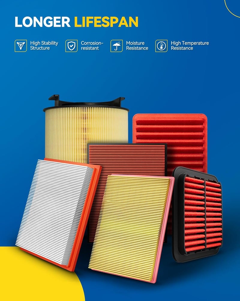 PHILTOP Engine air filter CA10616 Replacement for 2009-2012 Ford Escape 3.0L, 2009-2011 Mercury Mariner 3.0L, 2009-2011 Mazda Tribute 3.0L - Image 4